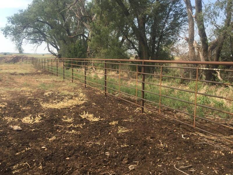 Steel Corrals and Custom Livestock Fences in Kansas - Wells Fencing