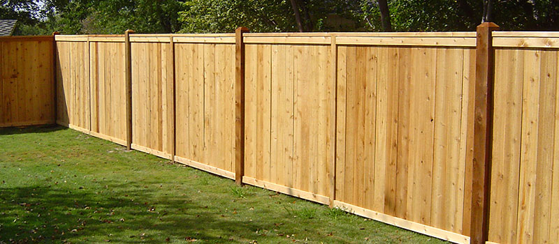 Wood Privacy Fence in Newton KS